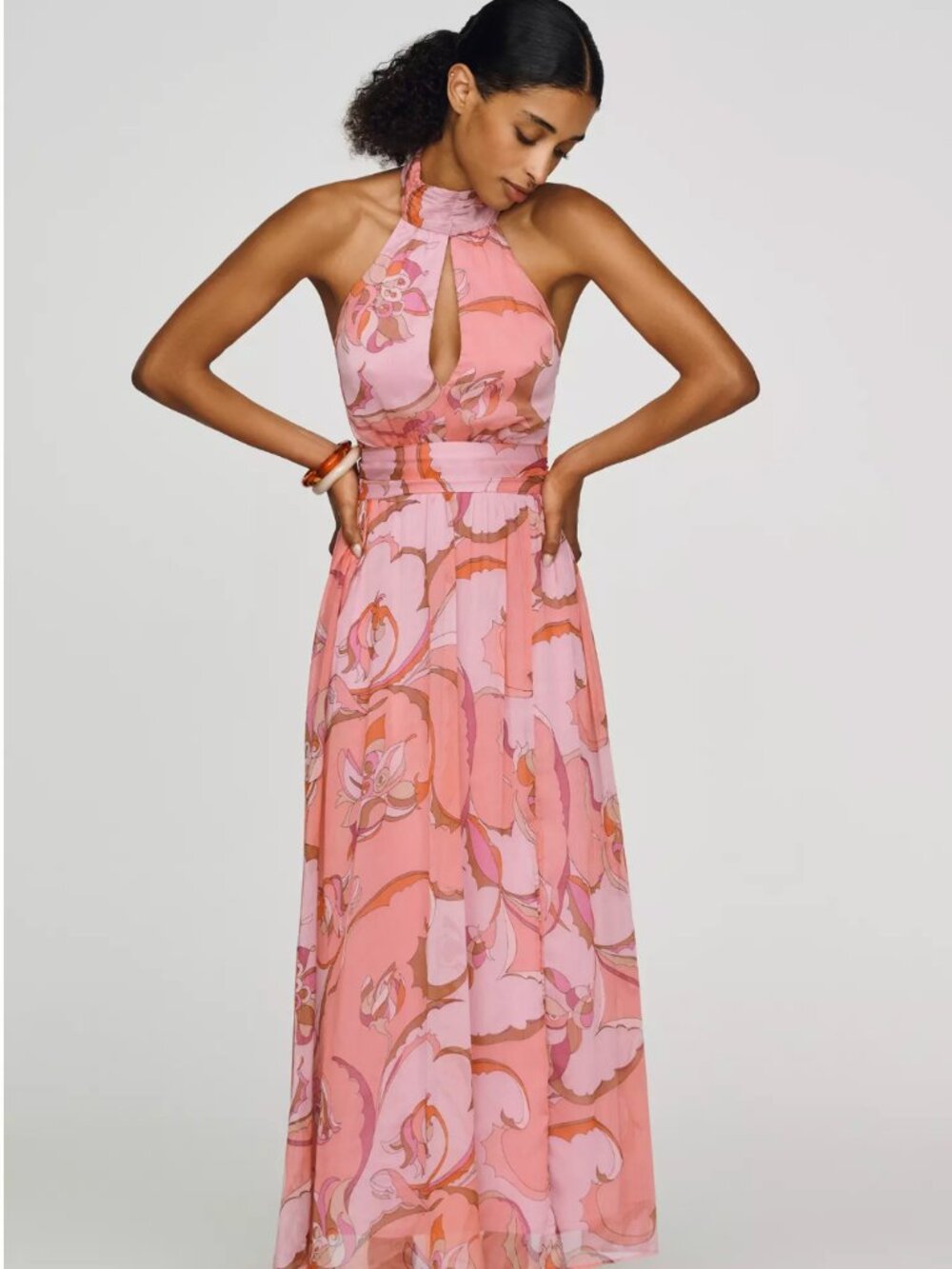 Maeve Cutout Halter Maxi Dress SP